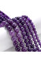 8mm approx 45 beads Natural Stone Beads Amethyst Round Loose Spacer Beads for Jewelry Making DIY Cha - 2