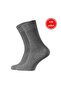 Business Socks, 5 Pieces, 43-46, Soft, Cotton, Dark Gray