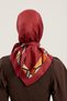 Aden Mulberry Silk Scarf Fuchsia 90 X 90 - 2