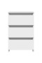 Bed Cabinets 2 pcs White 40x35x62.5 cm Engineered Wood - 2
