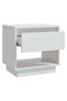 Bedside Cabinet White 45x34x44 cm Engineered Wood - 2