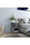 Bedside Cabinets 2 pcs Concrete Grey 35x35x55 cm Engineered Wood