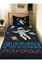 Astronaut Patterned Children's Pike Set - 160X230 cm Pike 50X70 cm Pillow Case