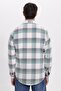 Men's Slim Fit slim fit checkered winter lumberjack shirt - 6