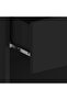 Wall-mounted Bedside Cabinets 2 pcs Black - 7