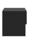 Wall-mounted Bedside Cabinets 2 pcs Black - 6