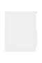 Bed Cabinet White 40x40x50 cm Engineered Wood - 2