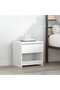 Bedside Cabinets 2 pcs White 40x30x39 cm Engineered Wood