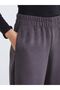 Lcw Vision Anthracite Elastic Waist Suede Look Women's Trousers - 3