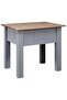 Nightstand Grey 50.5x50.5x52.5 cm Pine Panama Range