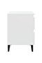 Bed Cabinets 2 pcs White 40x35x50 cm Engineered Wood - 4