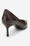 Women's Pointed Toe Croko Stiletto Zy 4019 Croko Brown - 4