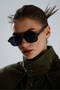 Vintage Framed Smoked Color Retro Framed Uv Protection Sunglasses