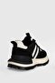 Black women's sneaker shoes - 3