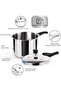 Triply Stainless Steel Pressure Cooker 3 litre With Outer Lid, Curve Induction Base Pressure Cooker Silver - 3
