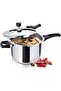 Triply Stainless Steel Pressure Cooker With Outer Lid, 5 litre, Silver