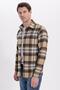 Men's Slim Fit slim fit checkered winter lumberjack shirt - 7