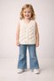 New Season Yumoş Bubble Patterned Knitwear Baby Kids Vest (0-8 Years Old)