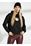 Women's Hooded Three Yarn Hello Kitty B Printed Soft Textured Inside Cotton Long Sleeve Sweatshirt - 2