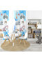 Industrial Machinery Full Set (Background Curtain 70X260 Two Panels - Bedspread - Carpet Choose the Size) - 6