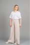 Women's Summer Stone High Waist Elastic Waist Short Leg Striped Pocket Trousers Casual Daily Office Stylish 30283 - 4