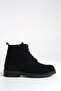 Mujer Genuine Leather Black Suede Women's Oxford Boots - 2