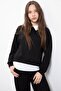 Girl's 3-Piece Shirt Set with Black Stone Detailed Pants 23477 - 2