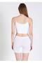 0248 Women's Short Leggings with Lace Trim - 7