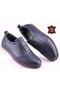 Men's Black Leather Comfortable Casual Loafer Shoes Arden - 4