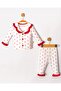 Girl's Heart Pajama Set 100% Cotton - 2