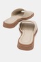 Sean women's genuine leather slippers beige - 6