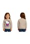 Unisex Hello Kitty Printed Children's Sweatshirt 3 Thread Raised