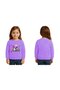 Unisex Kuromi Printed Children's Swaetshirt 3 Thread Raster