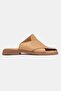 Spencer Women's Genuine Leather Slippers Caramel - 5