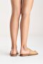 Sean Women's Genuine Leather Slippers Caramel - 4