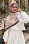 Floral Çiçek Desenli Soft Pamuk Şal