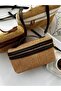 Imported Wicker Strap Handbag - 6