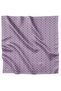 Purple Geometric Pattern 100% Twill Silk Scarf 4214 - 34 - 3