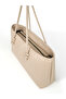 Morli Women's Rectangular Tote Bag with Zipper and Knitted Detail Baguette Hand Shoulder Bag - 4