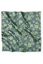 Emerald Floral Pattern 100% Twill Silk Scarf 4210 - 56 - 3