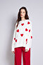 Heart Embroidered Knitwear Sweater - 3