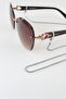 Infinity Bond Steel Silver Color Unisex Glasses Chain. Original Design Glasses Rope Strap Accessory - 2