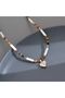 Bohemian Heart Stone Pendant Artificial Crystal Necklace - 6