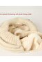 Women's Winter Beanie Hat - Thick Warm Fleece Lined Floral Pattern - 3