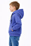 Atabay 195-10-25 Boy's Hooded Stoper Printed Sweatshirt Daily Use 3 Thread Count 5/8 Years Old - 6