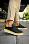 Ch979 - Santoni Gbt Sports Men's Shoes Black/Yellow - 2