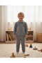 Boy's Polo Collar Top and Bottom Set