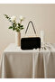 Black Gold Luxury Suede Chain Handle Women's Evening Dress Bag - 2