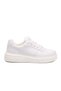 White Lace-Up Leather Lightweight Unisex Sneaker Aper 049 g - 2