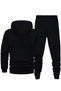 Men's Casual Hooded Sweatshirt & Jogger Set - Lightweight, Comfortable, and Stylish for Spring, Summer, and Fall - 2